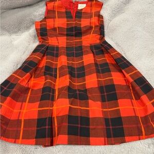 Kate Spade Red and Black Plaid Dress